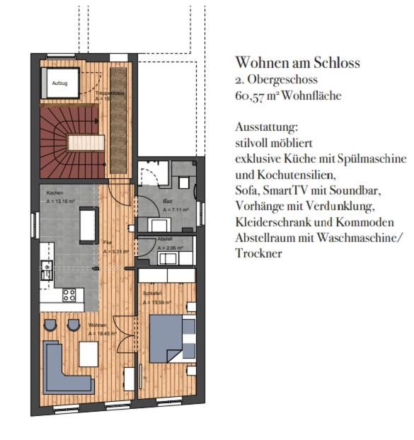 Wohnen Am Schlossplatz Oldenburg Apartamento Quarto foto